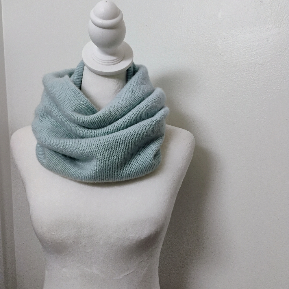 Pure Collection Light Blue Scarf